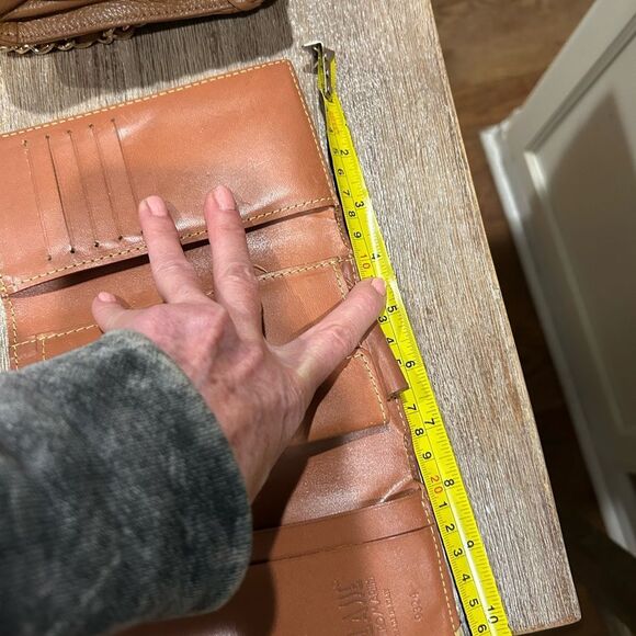 Alviero Martini 1 Classe 9324 wallet money clip geo natural large - Picture 8 of 8